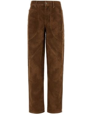 Isabel Marant Synthetic Leather Kelvina Pant - Brown