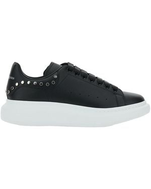 McQueen Low Top Trainers With Stud Embellishments - Black