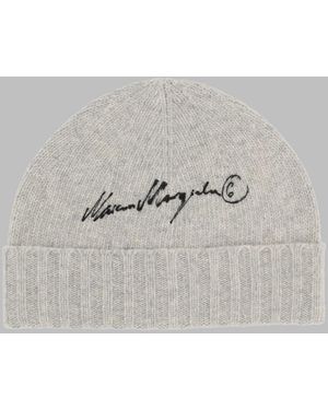 MM6 by Maison Margiela Berretto Con Logo - Grey