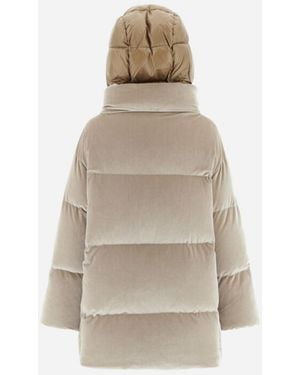 Herno Sand Velvet Jacket Rings - Natural