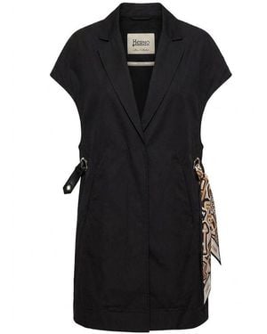 Herno Sleeveless Blazer Dress - Black
