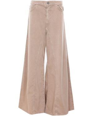 Pinko Trousers Cotton - Natural