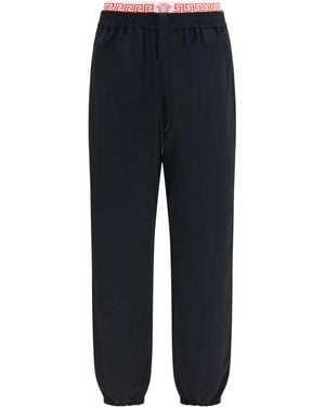 Versace Nylon Jogger Pants Polyamide - Blue