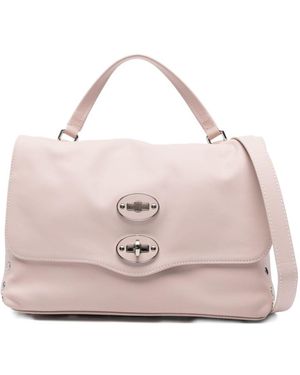 Zanellato Postina Saeta Small Leather Handbag - Pink