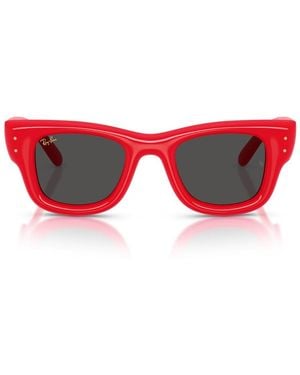 Ray-Ban Rb4940 Wayfarer Puffer By Asap Rocky Nylon Sunglasses - Red