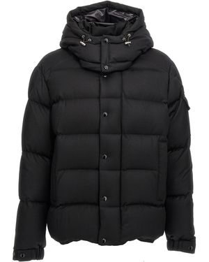 Moncler Longline Quilted Down Puffer - Black