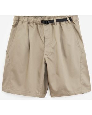 Goldwin Taupe Fawn Shorts - Natural