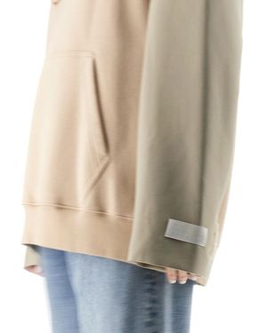 MM6 by Maison Margiela Sweatshirt With Logo Cotton Polyester Sweatshirts - Natural