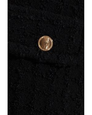 Versace Bouclé Tweed Shorts - Black