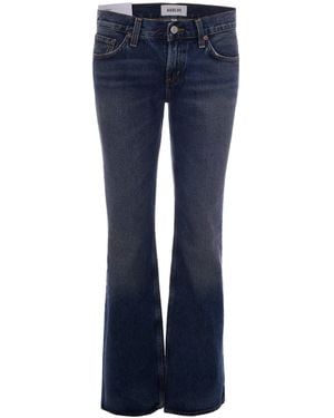Agolde Mid-Rise Flare Jeans - Blue