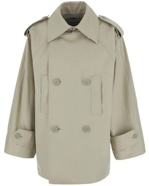 Balenciaga Trench Coat Cotton - Gray