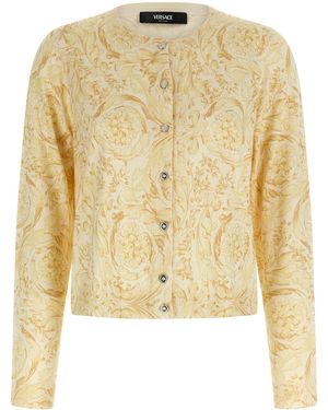 Versace Barocco 92 Cardigan - Metallic