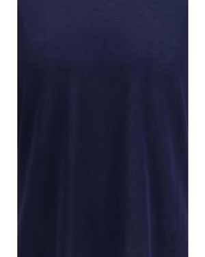 Cruna Cotton Knitted T-Shirt T-Shirts - Blue