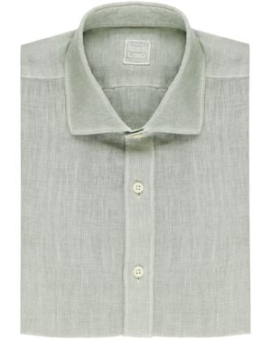 120% Lino Linen Shirt - Green