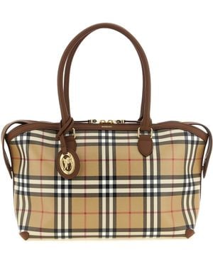 Burberry Cotton Tote Bag - Metallic