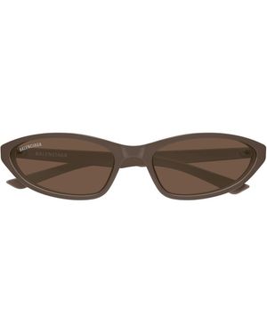 Balenciaga Bb0402S Linea Everyday Acetato Riciclato Sunglasses - Brown
