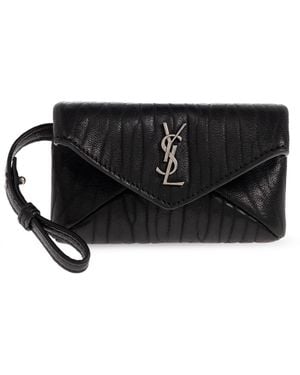 Saint Laurent Lambskin Pouch - Black