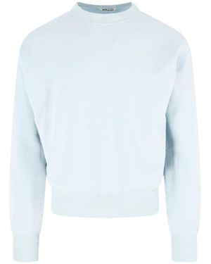 AURALEE Cotton Blend Sweatshirt - Blue