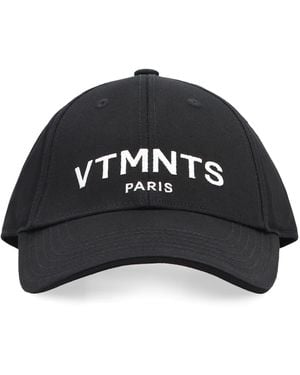 Vetements Logo Baseball Cap - Black