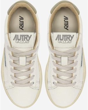 Autry Medalist Low Sneakers Leather Sneakers - Metallic
