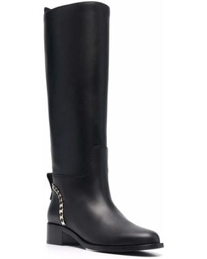 Ferragamo Ferragamo Vara Chain Boot - Blue