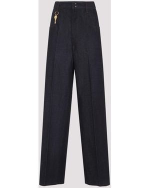 Carven Wide Leg Jeans - Blue