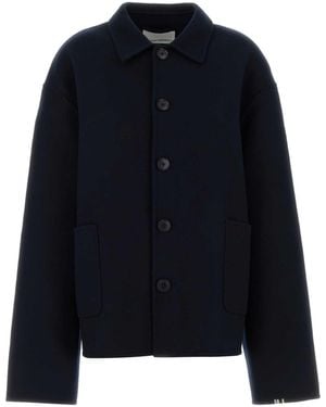Extreme Cashmere Wool Blend Maker Coat - Blue
