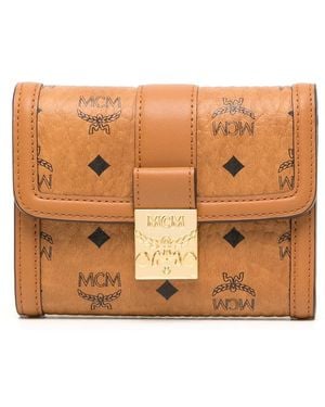 MCM Wallet Trims Leather: 100 - Brown