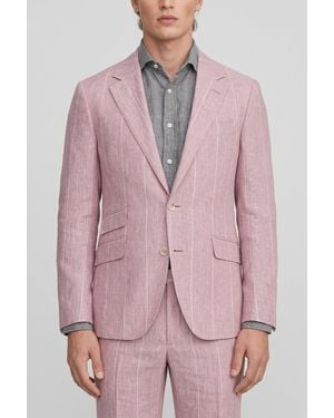 Brunello Cucinelli Linen Tailored Suit - Pink