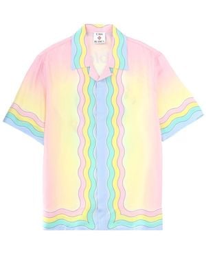 CASABLANCA Short Sleeve Shirts - Multicolour