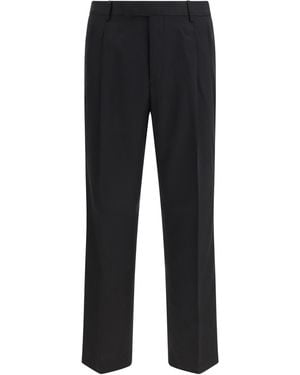 Germano Berlin Fit Cotton Trousers - Black