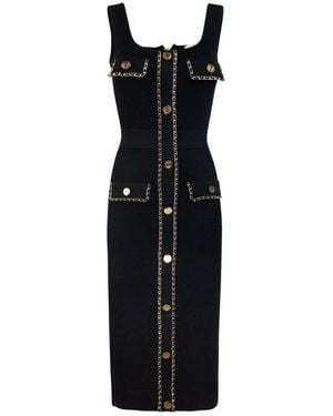 Elisabetta Franchi Midi Dresses - Black