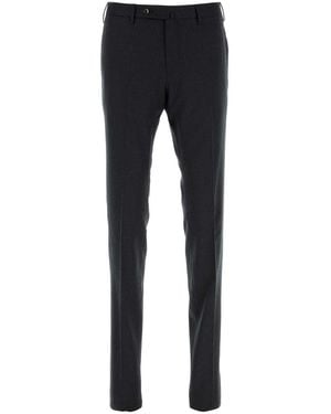 PT Torino Slate Stretch Virgin Wool Pant - Black