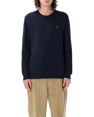 Ralph Lauren Classic Long-Sleeve T-Shirt - Blue