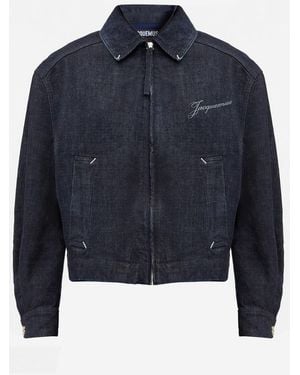 Jacquemus De-Nîmes Canevas Denim Jacket - Blue