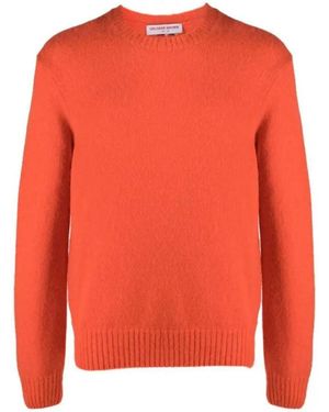 Orlebar Brown Lorca Alpaca Merino-278299-Tiger Lily Clothing - Orange