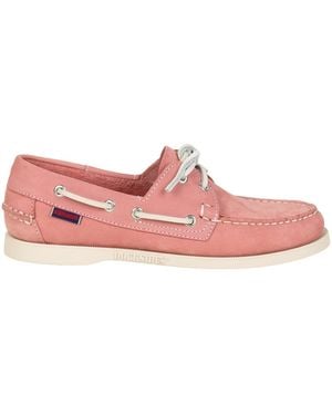 Sebago Flat Shoes Nubuck Leather Upper - Pink