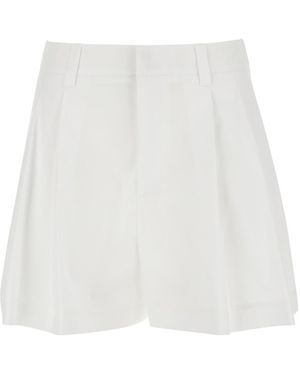 FEDERICA TOSI Cotton Popeline Short - White