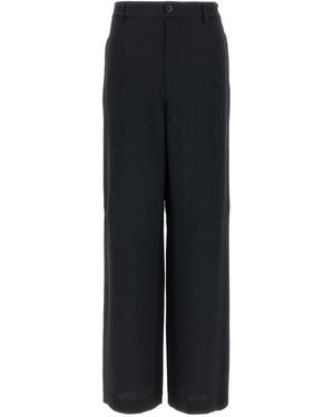 Moschino Acetate Casual Trousers - Black