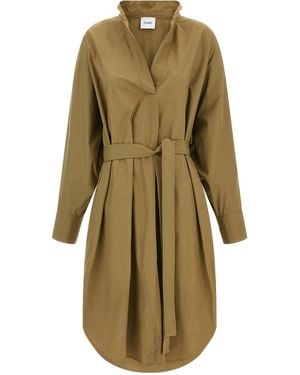 Nude Chemisier Dress Cotton - Green