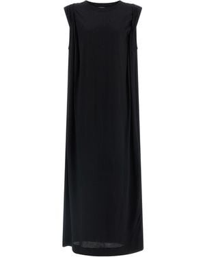 Dries Van Noten Cotton Long Dress - Black