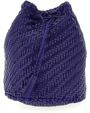 Dragon Diffusion Pompom Double Jump Bucket Bag - Blue
