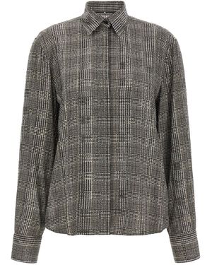 Ermanno Scervino All-Over Rhinestone Shirt - Gray