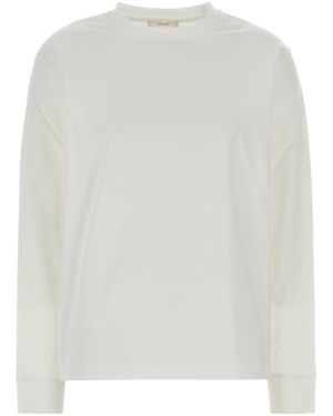 The Row Cotton Oversize Ciles T-Shirt - White