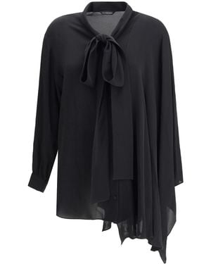 Balenciaga Silk Blouse - Black