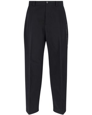 Moncler Genius Trousers Cotton - Blue