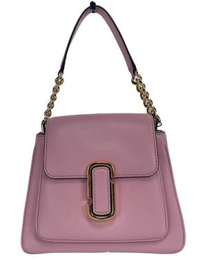 Marc Jacobs The J Mini Chain Satchel Bag Crossbody Leather - Purple
