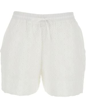 Pinko Shorts Liz Cotton - White