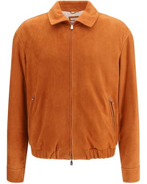 Brunello Cucinelli Jackets - Orange