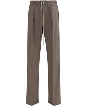 Rick Owens Viscose Casual Trousers - Brown